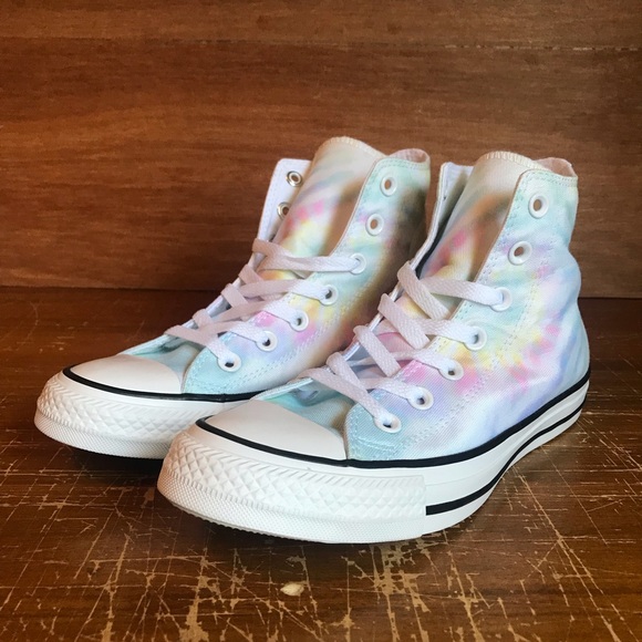 rainbow tie dye converse